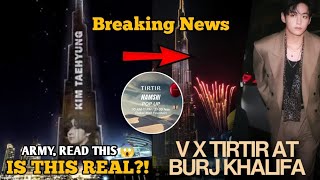 Download Lagu De Wereld Is Geschokt! V verlicht de Burj Khalifa en het is gekoppeld aan Jungkook?! MP3