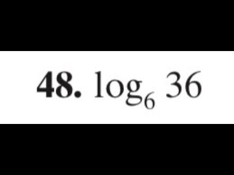 Evaluate Log6 36 Youtube Evaluate Log6 36 Youtube
