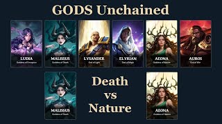 #godsunchained Gods Unchained | Death - Nature | тащим победу смертью с 3 хитов против 22 у природы