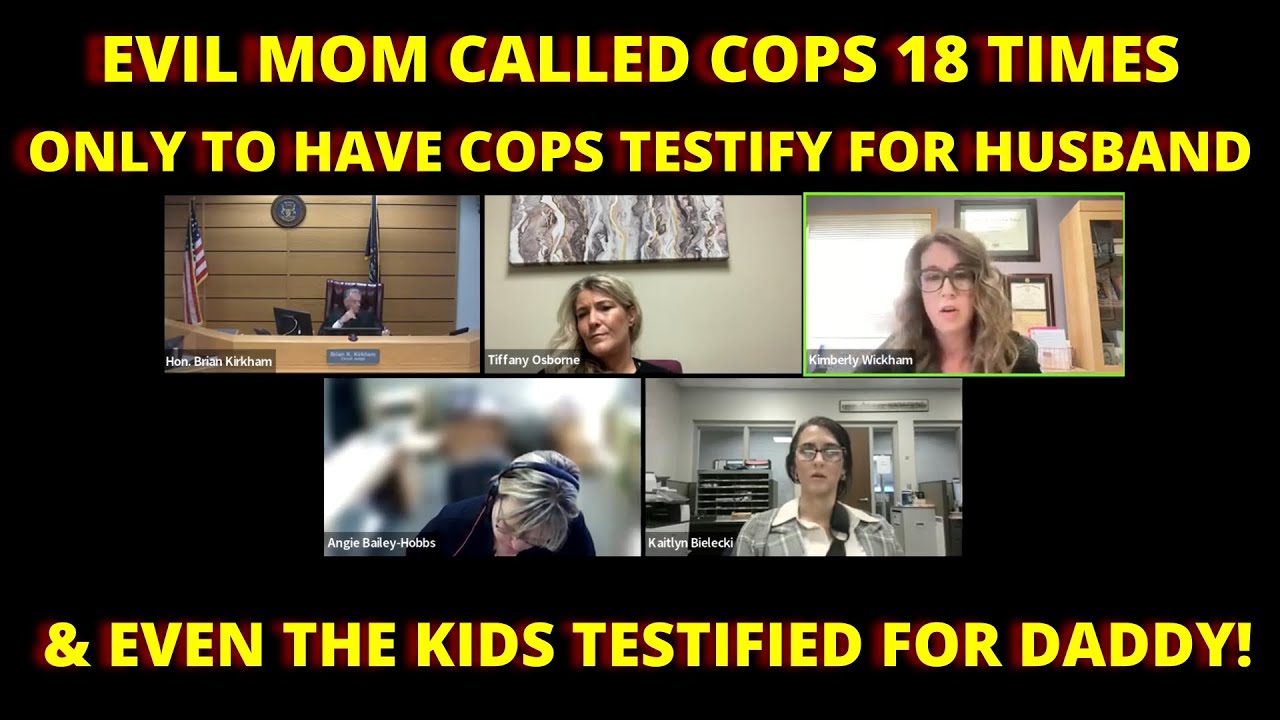 Part 1&2 DIVORCE CASE COPS CALLED 18 TIMES BUT THE POLICE TESTIFIED ON HIS BEHALF SHE WAS CAUGHT!