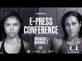 Jessica McCaskill and Cecilia Brækhus clash in heated E-Press Conference 👀