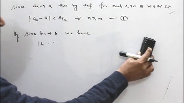 Sum of two convergent sequence converge to sum of their limits and converse is not true