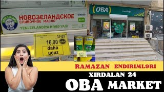 OBA -da RAMAZAN endirimləri .Yağlarda böyük Endirimlər . #obamarket