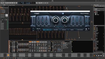 Turning a Saw Wave into Alien Ping Pong Sounds with Polyverse Comet & Bitwig Modulators