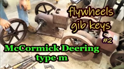 Easy Seized Flywheel Removal mccormick deering engine Gib Key