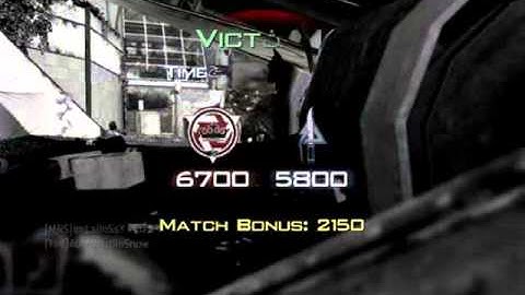 MW3 Black Box No Scope Game Winner.