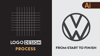 Monogram Logo Design From Start to Finish - Illustrator Tutorial