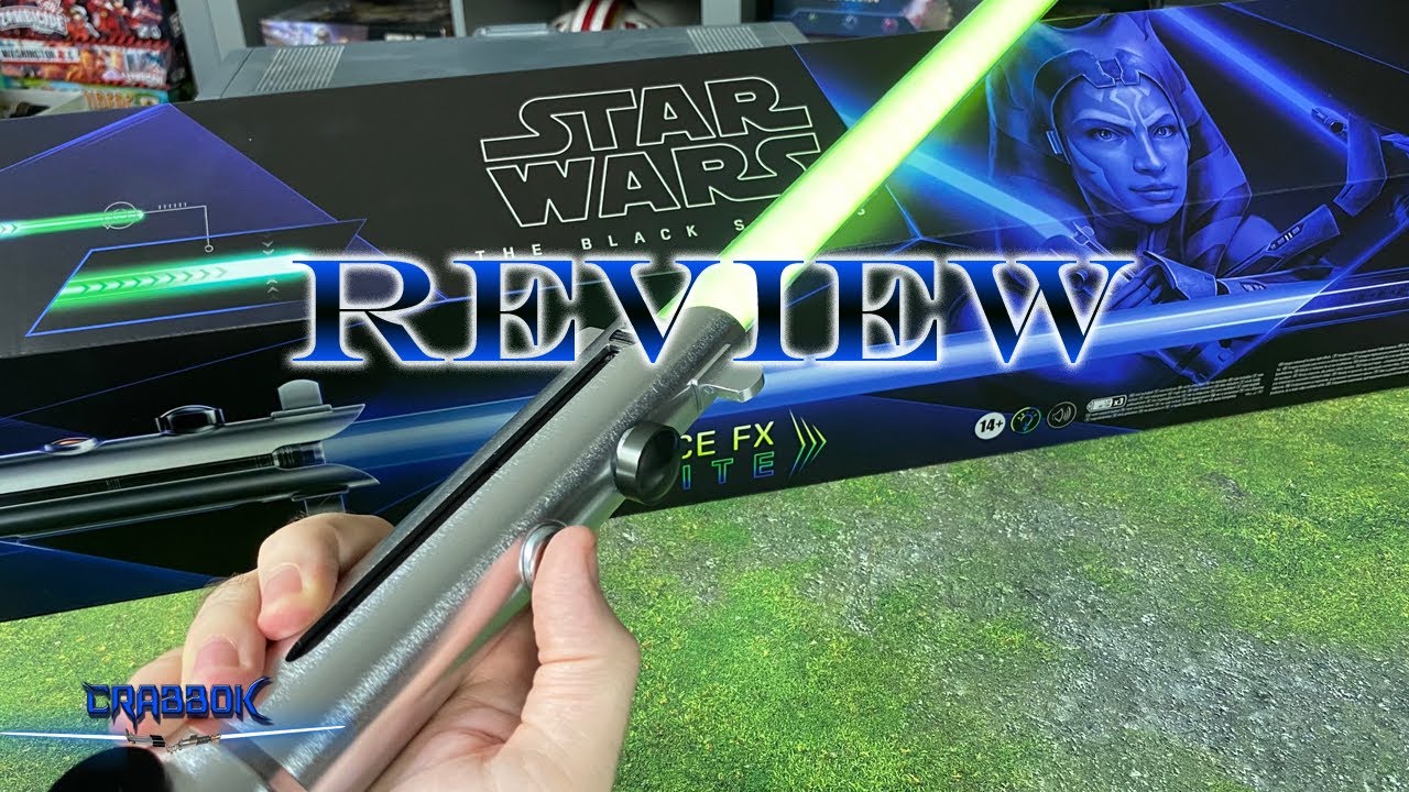 Ahsoka Tano Force FX Elite Lightsaber Unboxing and Review! Star Wars Black  Series - Hasbro - YouTube