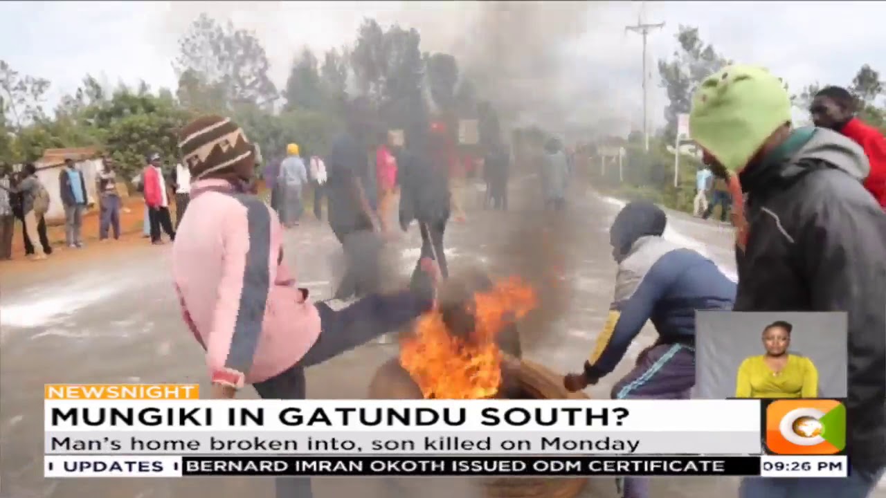 citizen tv live stream kenya Ichaweri residents protest high levels of insecurity