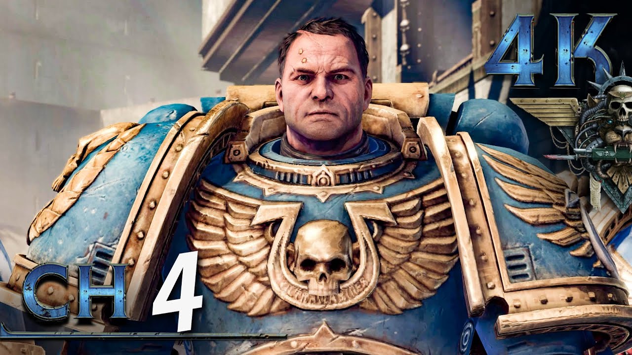 Warhammer 40 000 Space Marine 4k 60fps 100 Hard Walkthrough
