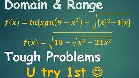 Domain and range of a function in Hindi. Example part- 13