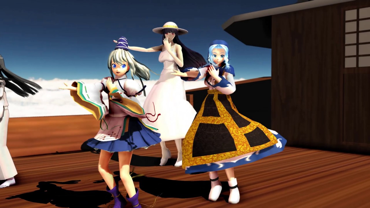 【東方MMD】命蓮寺と神霊廟で恋ダンス【修正版】