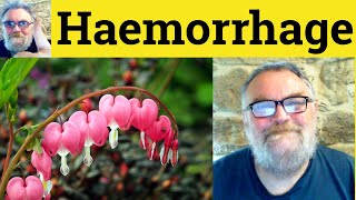 😎 Hemorrhage Meaning - Haemorrhage Definition - Hemorrhage Defined - Haemorrhage Means