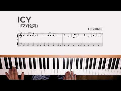 ITZY - ICY Easy Piano Sheet - ITZY