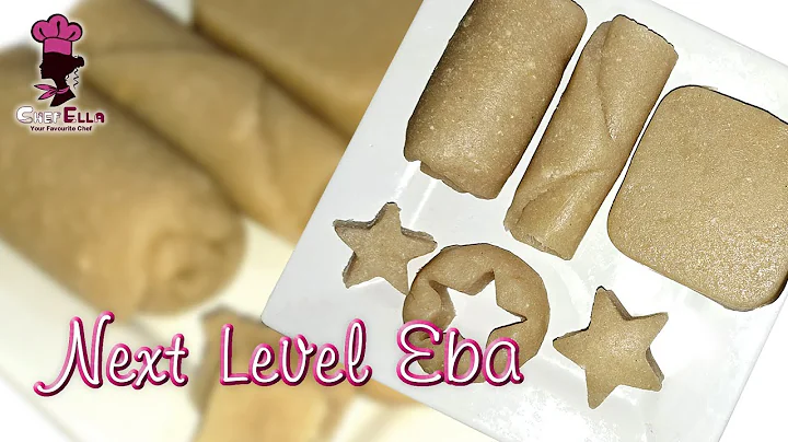 How To Roll Swallow | Rolled Eba | how to make & plate your swallow