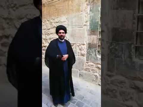قبر اللعين يزيد بن معاوية لعنة ألله عليهما