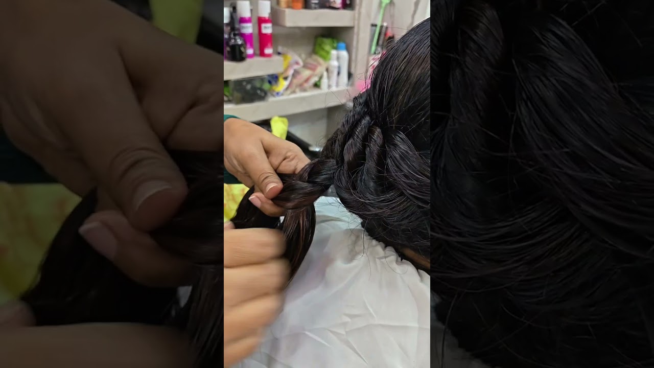 Hair style #youtubeshorts #hairstyle #howtocutcurlyhair #beauty 