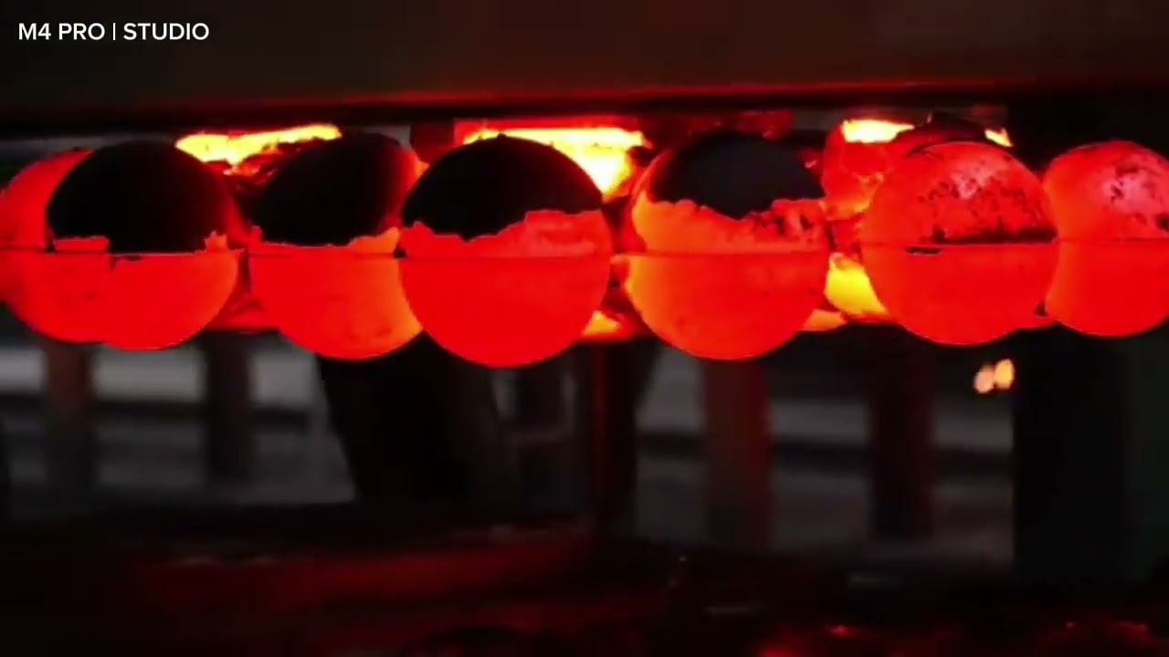 Mass production process of grinding steel balls in Chinese factories