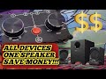 Multiple devices in one speaker with audio switcher (Little Bear) Tv and Pc to one speaker