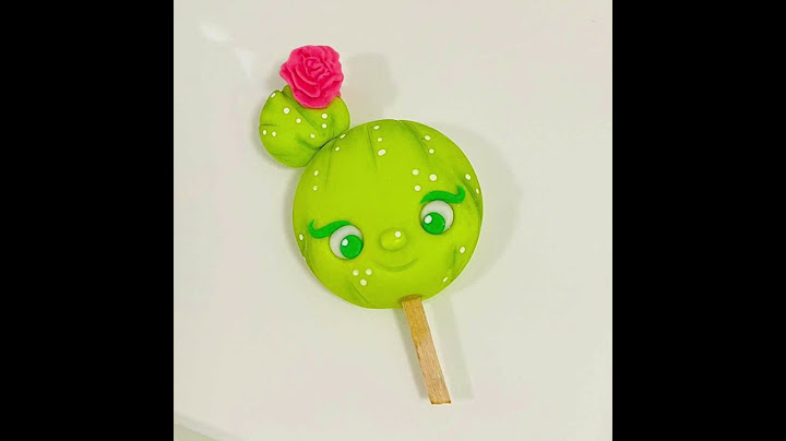 How to make CACTUS CAKE TOPPER