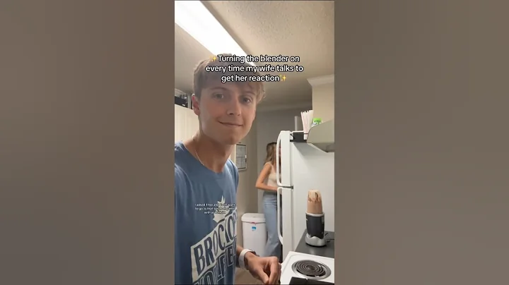 BLENDER PRANK on my wife! #prank #prankwars #couplecomedy #coupleshorts #funny