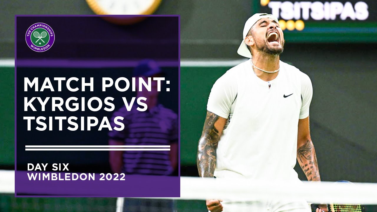 Wimbledon Tsitsipas und Kyrgios im Clinch