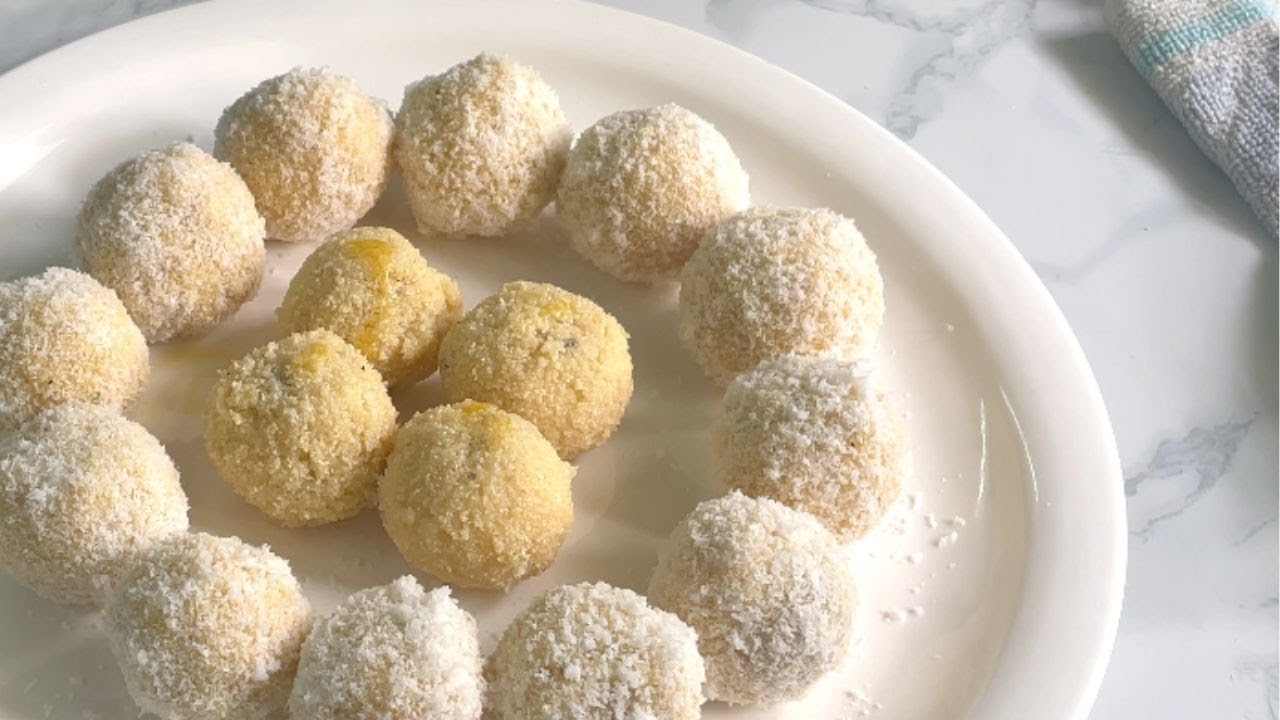 Nuts filled Semolina Balls :: Food Menu :: Rava laddu::Indian Sweet Recipe