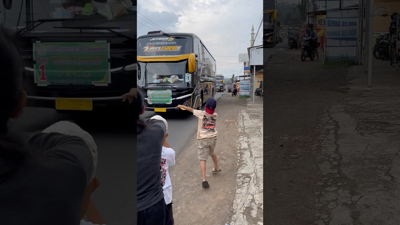 HEBOH KONVOI 3 BUS AKA WISATA 