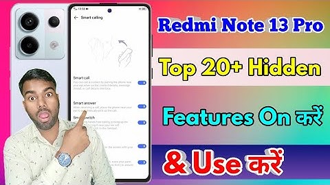 redmi note 13 pro top 10 features,redmi note 13 pro tips and tricks