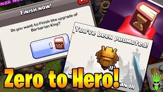 LEVEL 30 KING! + TH9 in Titans! - Zero to Hero Ep.9 - Clash of Clans - TH9 Push to Legends League!