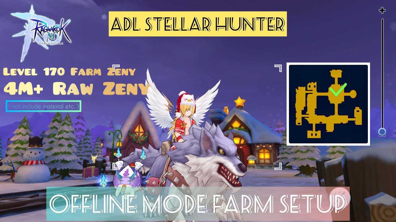 ADL STELLAR HUNTER | Zeny Farming ( Holy Ground Underground ) | Ragnarok Mobile Eternal Love 2.0