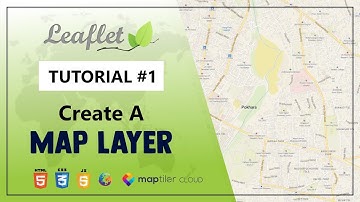 Leaflet JS Tutorial #1 || Create A Map Layer Using Leaflet || Leaflet Series Tutorials.