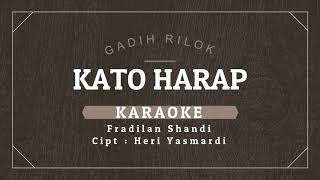 Karaoke lagu kerinci-KATO HARAP