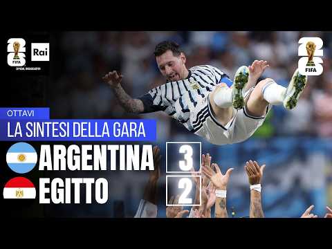 Video Mondiali 2026, Argentina-Egitto 3-2: l'Albiceleste rimonta da 0-2 e vola ai quarti