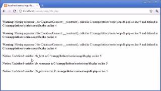 Beginner PHP Tutorial   199   Connecting to a Database the OOP Way ‏