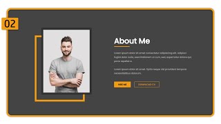#2 How to Create About Us Page using HTML and Css | About Us Html Css | Crown Coder