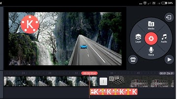 Matte painting highway make by kinemaster video editing apps