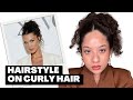 CURLY HAIRSTYLE ON DIRTY HAIR | BELLA HADID INSPIRED
