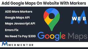 Google Maps In Website | Add Markers On Maps | Error Fix | Urdu & Hindi