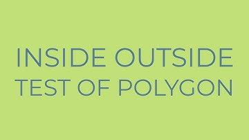 INSIDE OUTSIDE TEST OF POLYGON IN COMPUTER GRAPHICS EXPLAINED IN EASY WAY