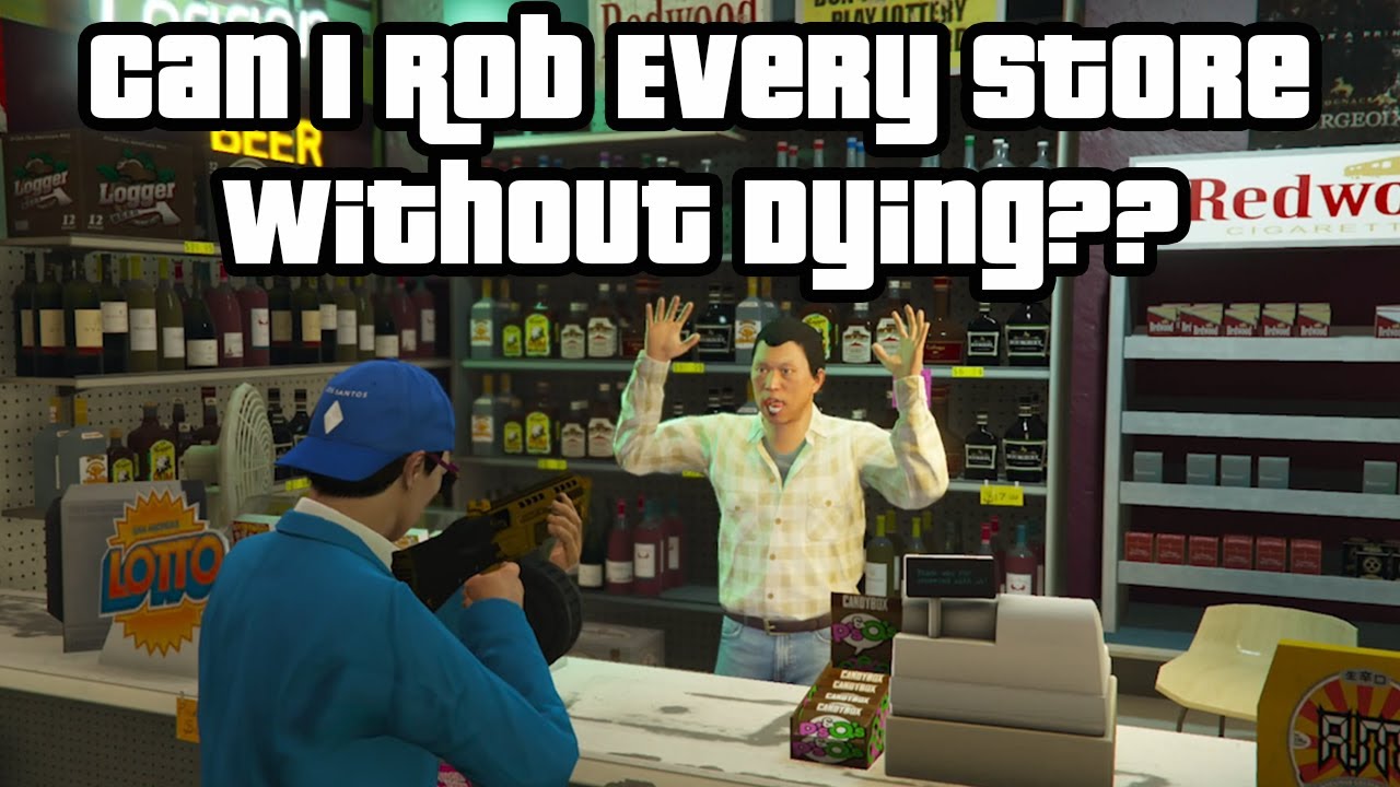 Can I Rob Every Store in GTA 5 Online Without Dying? - YouTube