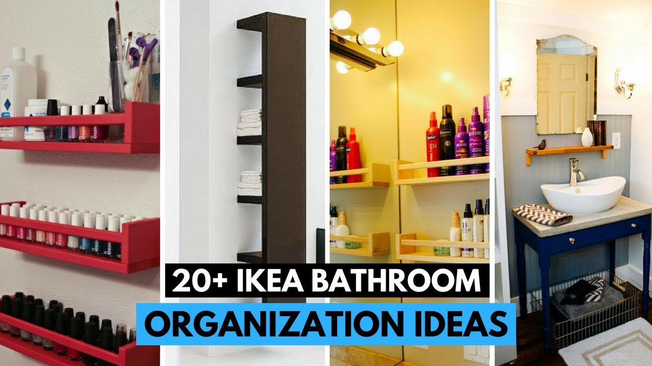 20 Brilliant Ikea Bathroom Organization Ideas Youtube