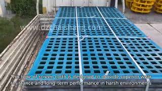 Polyurethane Screen Panel Shaker Modular Poly Screen Media,pu screen alongside