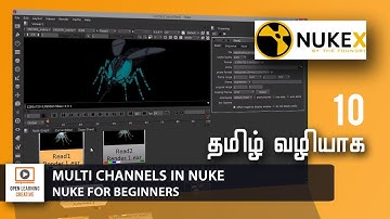 Nuke for Beginners | Multi Channels in Nuke | Lesson 10/14 | Tamil Tutorial