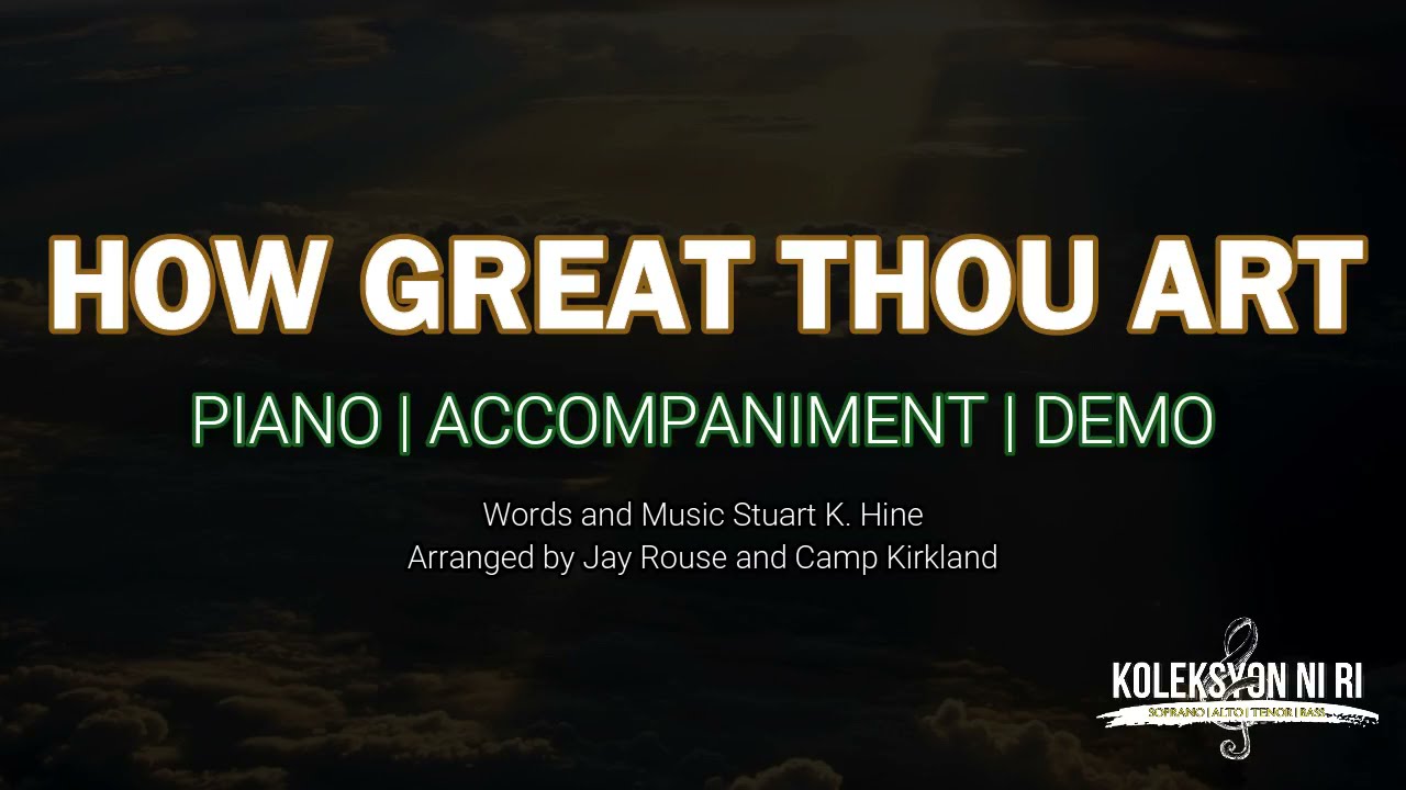 How Great Thou Art (SATB ) by Stuart K. Hine