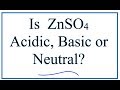 Zinc Sulfate Properties and Reactions