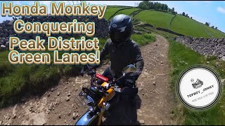 Honda Monkey Adventure: Conquering Green Lanes in the Peak District!