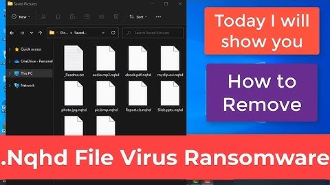 Nqhd Virus [.Nqhd File] Ransomware. How to Decrypt .nqhd Files