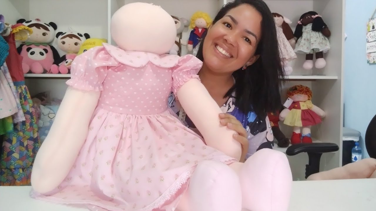 CORPO BONECA de 1 METRO (artesã Izaura Lacerda)💗 Aula 1