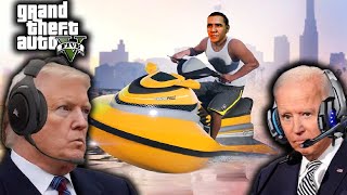 US Presidents Take on EXTREME AQUABIKE Race in GTA 5